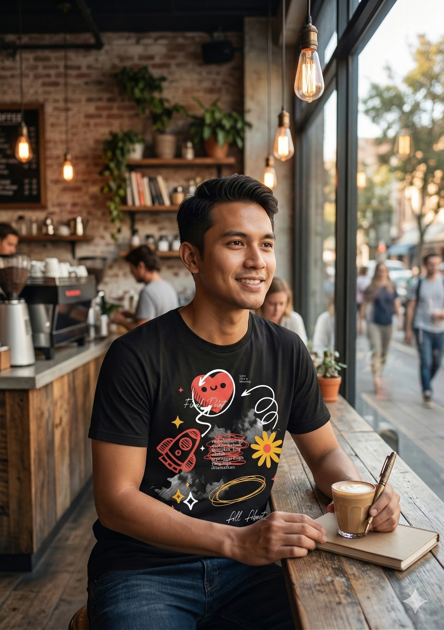 Misvhiasv T-Shirt Complicated Love