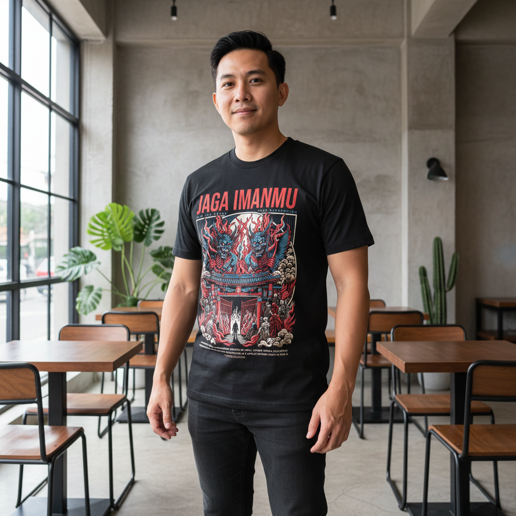 Misvhiasv T-Shirt Jaga Imanmu