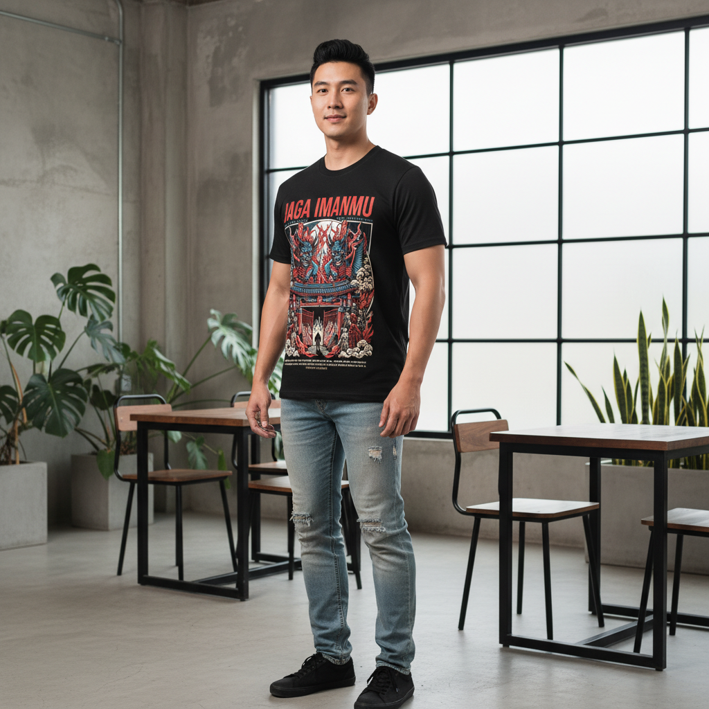 Misvhiasv T-Shirt Jaga Imanmu